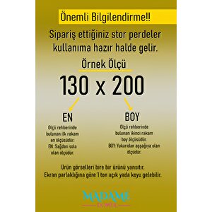 Raxeria Mat Polyester Ekru Stor Perde - Işığı Yumuşak Yansıtır, Tarzı Yükseltir
