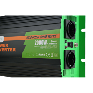 Apex 12v 2000w Modifiye Sinüs İnverter