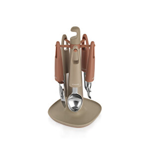 Easy Standlı Gadget Seti 6 Parça-pembe/vizon