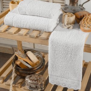 Home Benofisto 3 Lü Fistolu Havlu Seti-beyaz