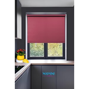 Raxeria Mat Polyester Ahududu Stor Perde - Işığı Yumuşak Yansıtır, Tarzı Yükseltir 170x200 cm