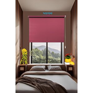 Raxeria Mat Polyester Ahududu Stor Perde - Işığı Yumuşak Yansıtır, Tarzı Yükseltir 170x200 cm