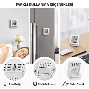 Thermopro Tp49w Mini İç Mekan Dijital Isı Ve Nem Ölçer Termometre