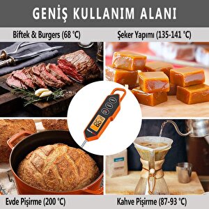 Thermopro Tp01h Işıklı Daldırma/saplama Gıda Pişirme Termometresi