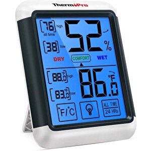 Thermopro Tp55 Termometre İç Mekan Dijital Isı Ve Nem Ölçer