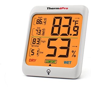 Thermopro Tp53 Termometre İç Mekan Dijital Isı Ve Nem Ölçer