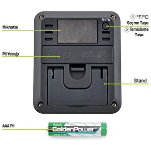 Thermopro Tp50 Termometre İç Mekan Dijital Isı Ve Nem Ölçer