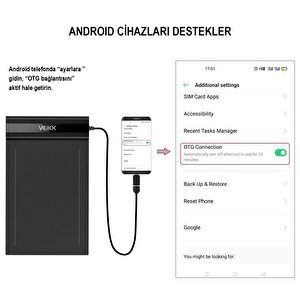 Veikk S640 6 X 4" 8192 Levels 5080 Lpi Grafik Tablet + Kalem