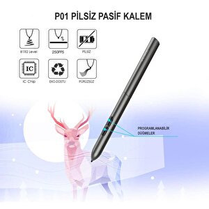 Veikk S640 6 X 4" 8192 Levels 5080 Lpi Grafik Tablet + Kalem