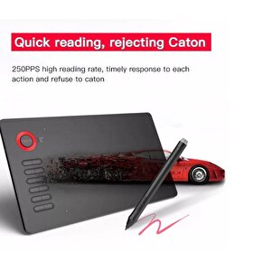 Veikk A15 Pro 10x6" 8192 Level 5080 Lpi Grafik Tablet + Kalem