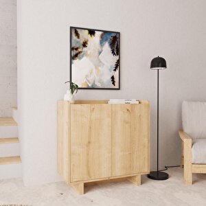 Y1110 Boho Çok Amaçlı Dolap Safir 80 Cm