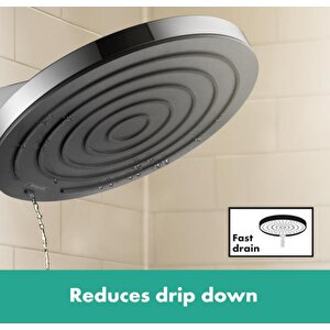 Pulsify S Tepe Duşu 260 2jet Duvar Bağlantısı İle Satin Beyaz 24150700
