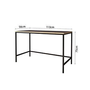 Bimossa Viya S7513 Çalışma Masası Safir-Siyah