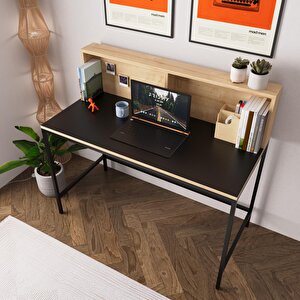 Olivia S4513 Çalışma Masası Safir-Siyah