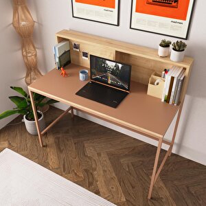 Olivia S4510 Çalışma Masası Safir-Tarçın