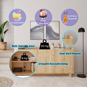 H1120 Boho Konsol Safir 140 Cm