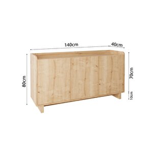Bimossa H1120 Boho Konsol Safir 140 Cm