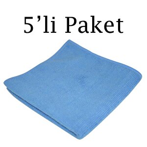 Mikrofiber Bezi Lazer Kesim 30x30 5'li Paket