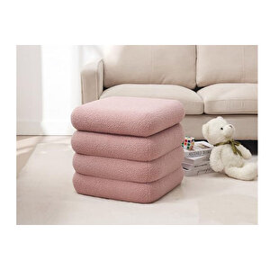 Moon Sandikli Puf Pembe
