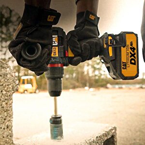 Cat Dx13.1 18volt/4.0ah Li-ion 80nm. Çift Akülü Kömürsüz Profesyonel Şarjlı Darbeli Matkap