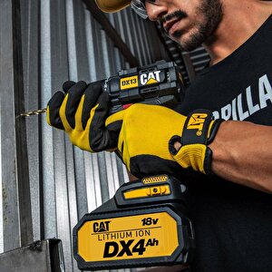 Cat Dx13.1 18volt/4.0ah Li-ion 80nm. Çift Akülü Kömürsüz Profesyonel Şarjlı Darbeli Matkap