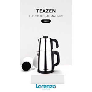 Teazen 2000 W Çelik Elektrikli Çay Makinesi Inox
