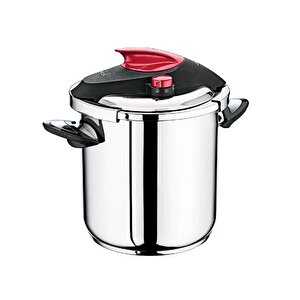Oms 5092 İklim Model Matik 12 Litre Düdüklü Tencere Kırmızı