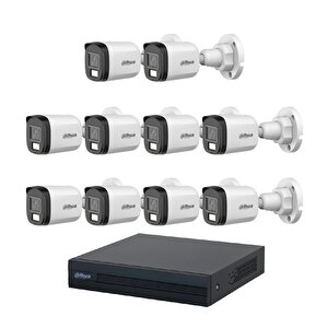 5 Mp 10 Kameralı Sesli 30 Metre Renkli Gece Görüşlü Full Hd Kamera Seti