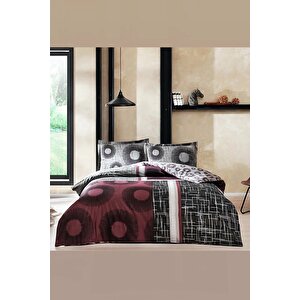 Lionel Saten Çift Kişilik Uyku Seti 6 Parça - Turkish Satin Sleep Set