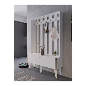 Festival Portmanto - Gp1007-1 - Gold Parlak Beyaz