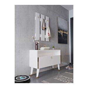 Festival Portmanto - Gp1004-1 - Gold Parlak Beyaz