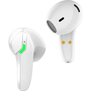  G2 Çevre Gürültü Engelleme (enc) Özellikli 4 Mikrofonlu Bluetooth 5.3 dokunmatik Kulaklık Beyaz