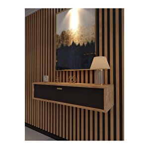 Lüks Dresuar Çam Antrasit - Gold Kulp