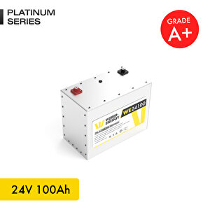 24V 100Ah LiFePO4 Platinum Series Bluetooth'lu Lityum Demir Fosfat Akü