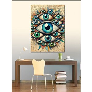 Kanvas Tablo Gözler Dünyası 50x70 cm