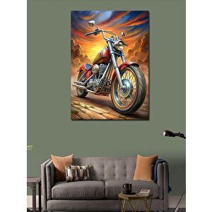 Kanvas Tablo Motor Tutkusu 100x140 cm