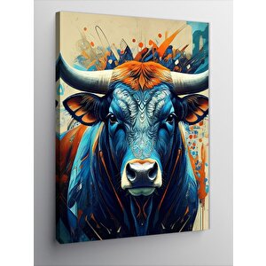 Kanvas Tablo Öfkeli Boğa 70x100 cm