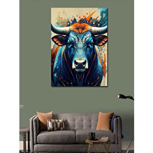 Kanvas Tablo Öfkeli Boğa 70x100 cm
