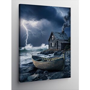 Kanvas Tablo Fırtınalı Kıyı 50x70 cm