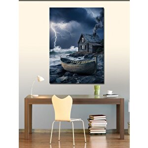 Kanvas Tablo Fırtınalı Kıyı 50x70 cm
