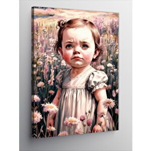 Kanvas Tablo Üzgün Çocuk 70x100 cm