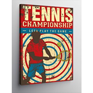 Kanvas Tablo Tenis Posteri 70x100 cm