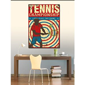 Kanvas Tablo Tenis Posteri 70x100 cm