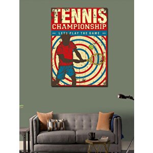 Kanvas Tablo Tenis Posteri 70x100 cm