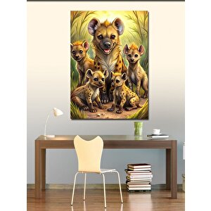 Kanvas Tablo Neşeli Sırtlanlar 70x100 cm
