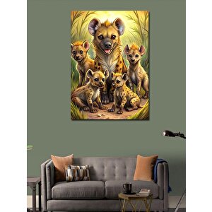 Kanvas Tablo Neşeli Sırtlanlar 70x100 cm