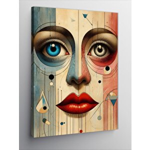Kanvas Tablo  Ahşap Yüz 70x100 cm