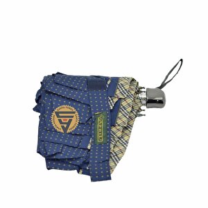 April A-236l Kadın Şemsiye Micro Mini Puantiyeli Lacivert