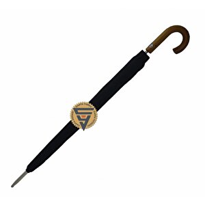 Snotline Lüx 16 Telli Protokol Vale Baston Şemsiye Siyah 41g 105 Cm Cap