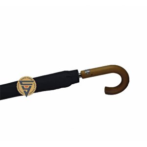 Snotline Lüx 16 Telli Protokol Vale Baston Şemsiye Siyah 41g 105 Cm Cap